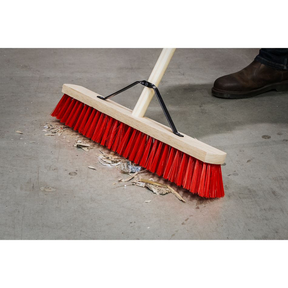 BM16P PVC Bristle Broom 24"(610mm)