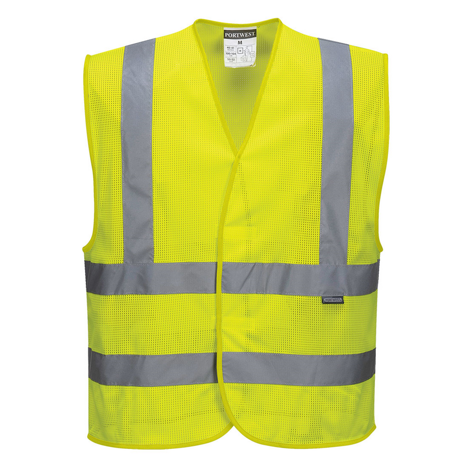 C370 Hi-Vis Mesh Band and Brace Vest  L/XL