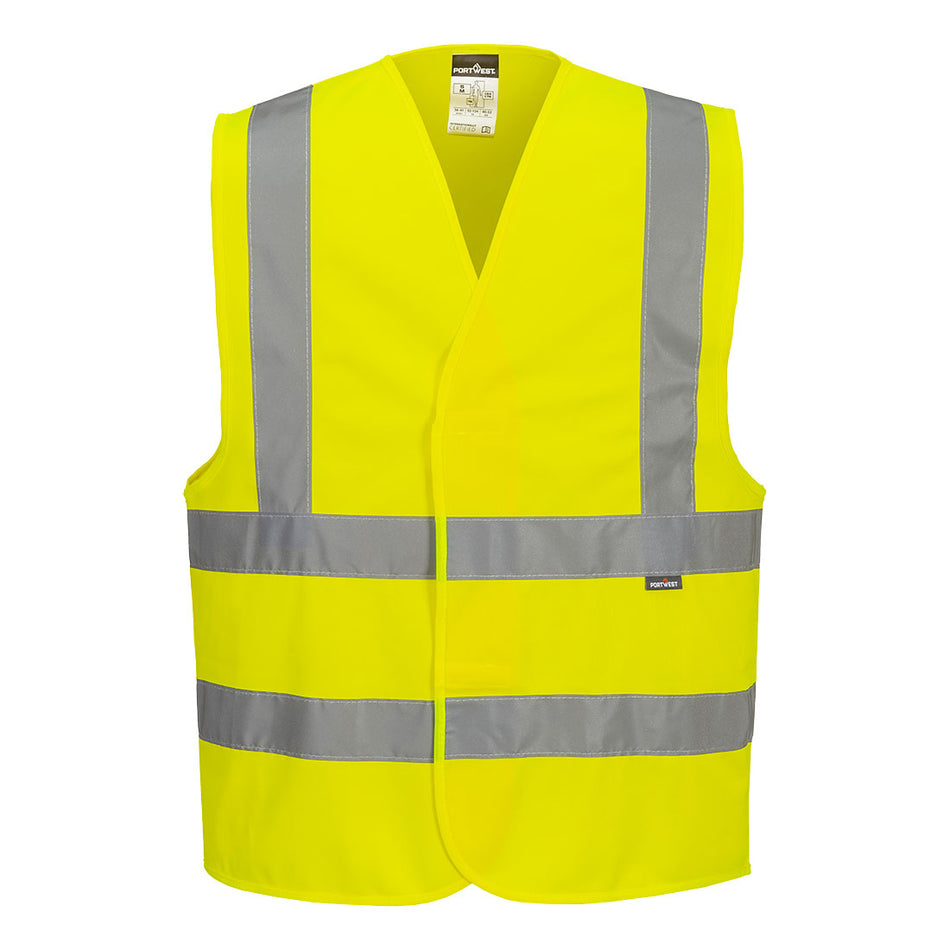 C470 Hi-Vis Band and Brace Vest Yellow L/XL
