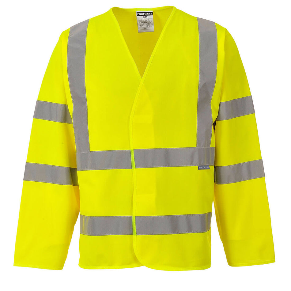 C473 Hi-Vis Band and Brace Jacket L/S Yellow L/XL