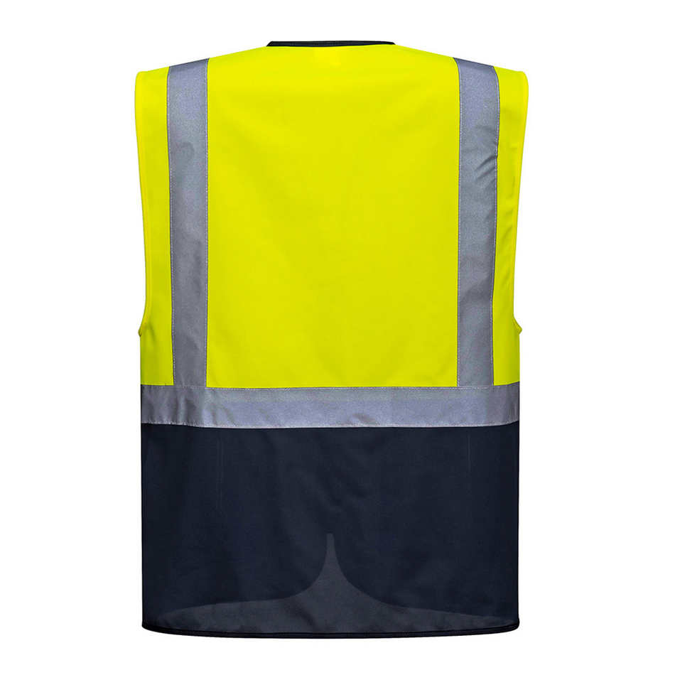 C476 Warsaw Hi-Vis Contrast Executive Vest  M