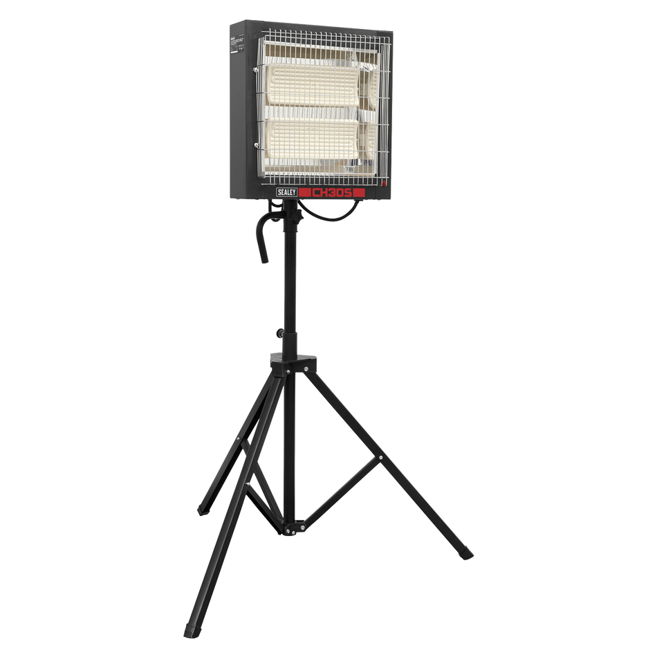 CH30S Ceramic Heater with Tripod Stand 1.4/2.8kW 230V