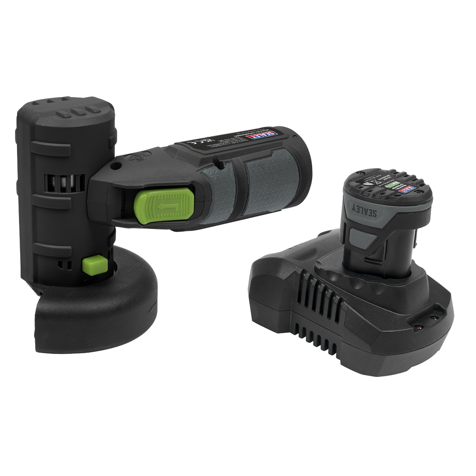 CP108VAG SV10.8 Series 85mm Cordless Angle Grinder Kit 10.8V 2Ah