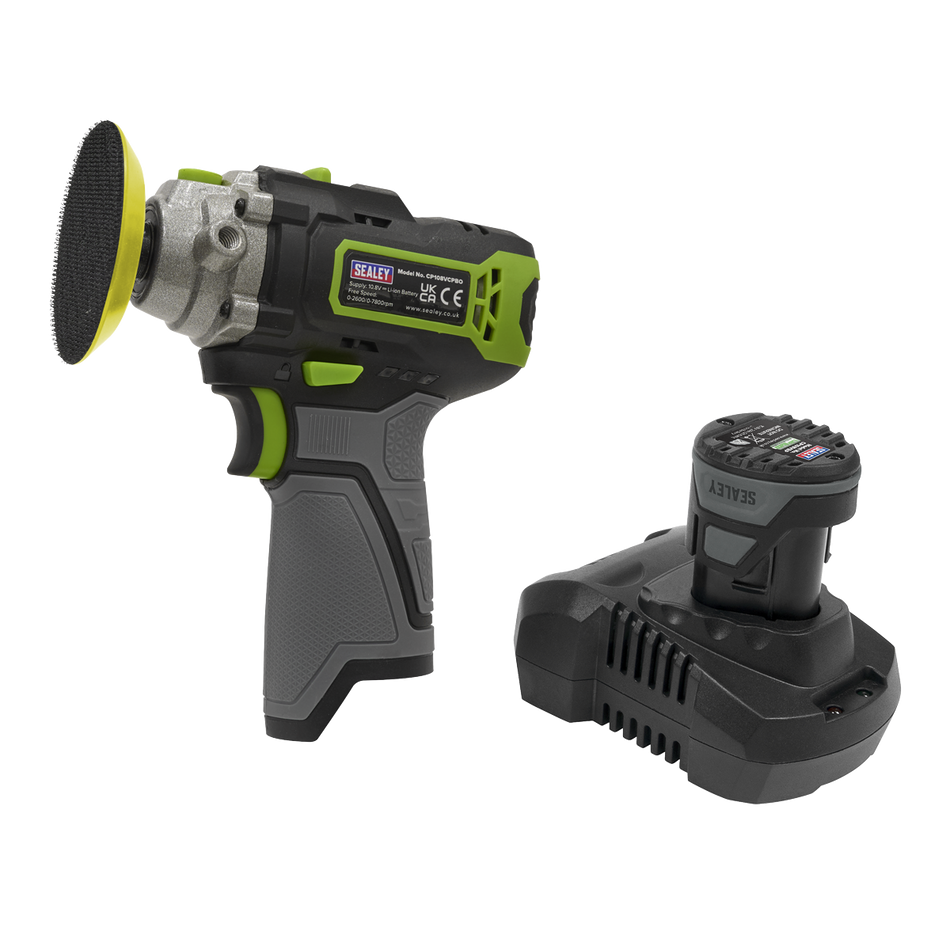 CP108VCP SV10.8 Series 75mm Cordless Polisher Kit 10.8V 2Ah