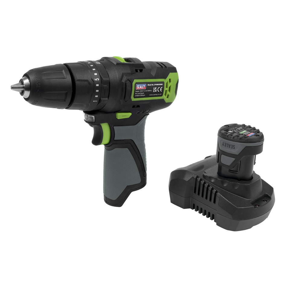 CP108VDD SV10.8 Series 10mm Cordless Combi Drill Kit 10.8V 2Ah