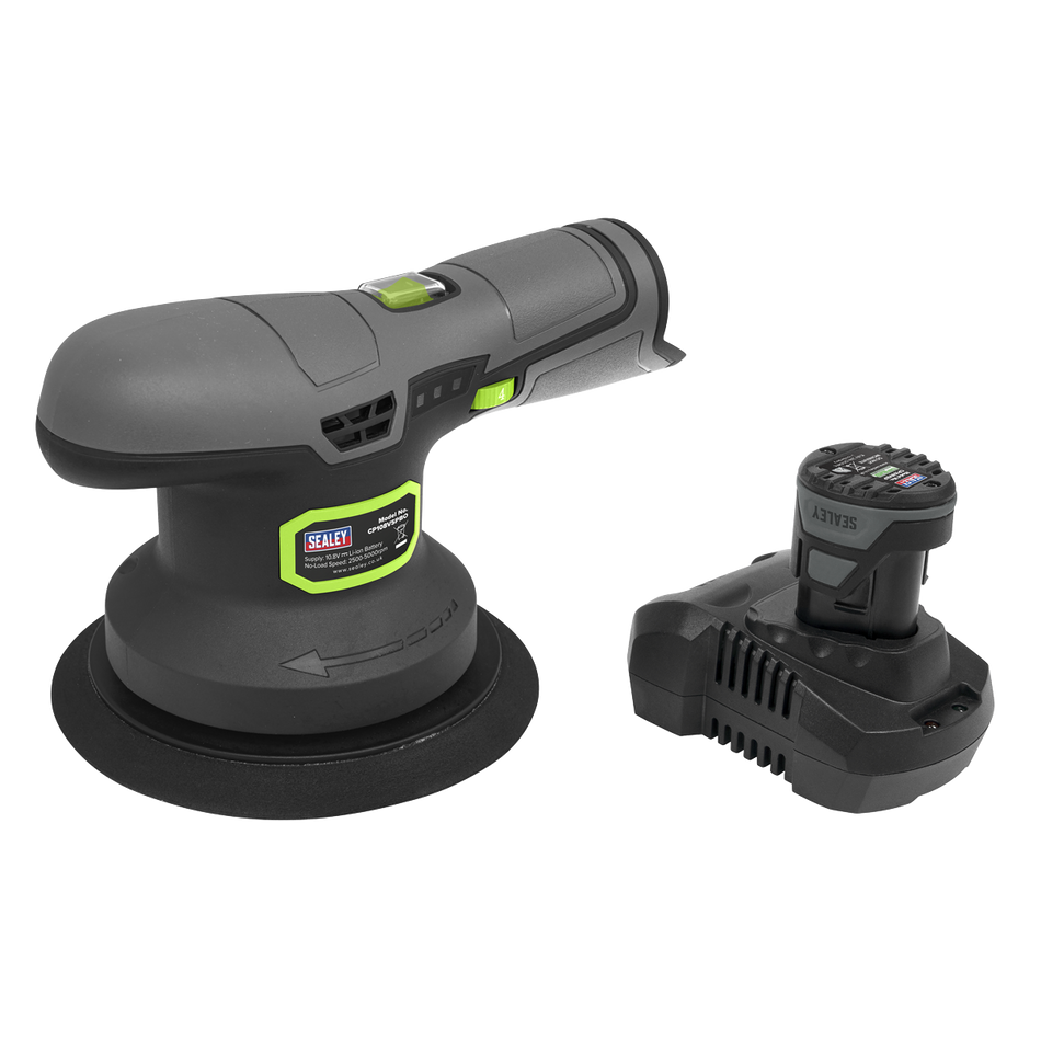 CP108VSP SV10.8 Series 150mm Cordless Dual Action Sander/Polisher Kit 10.8V 2Ah