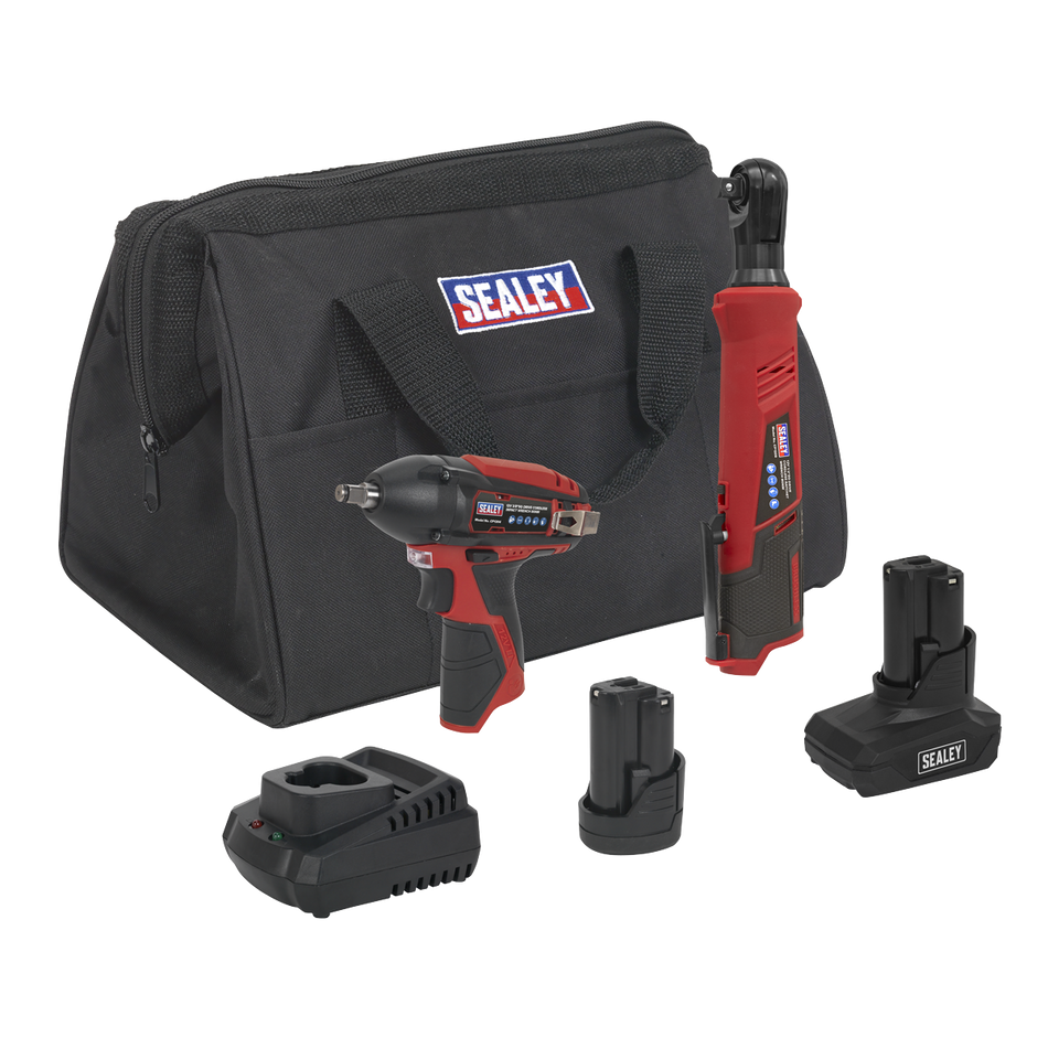 CP1200COMBO8 2 x SV12 Series Cordless Power Tool Kit 12V - 2 Batteries