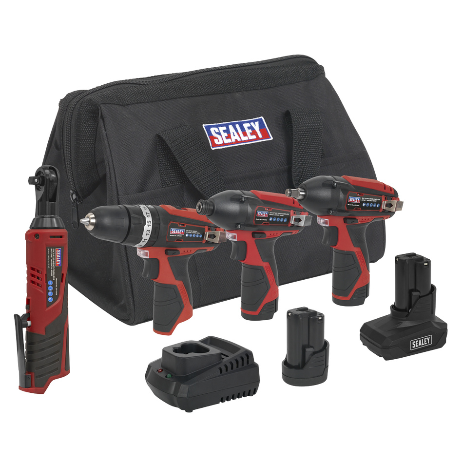 CP1200COMBO 4 x SV12 Series Cordless Power Tool Kit 12V - 2 Batteries
