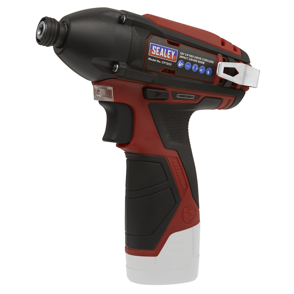 CP1203 SV12 Series 1/4"Hex Drive Cordless Impact Driver 12V - Body Only