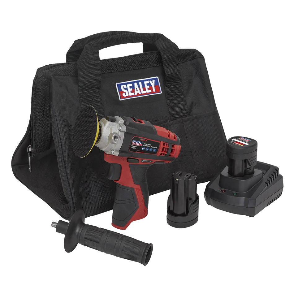 CP1205KIT SV12 Series 71mm Cordless Polisher Kit 12V 2Ah - 2 Batteries