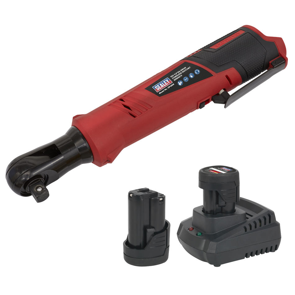 CP1209KIT SV12 Series 1/2"Sq Drive Cordless Ratchet Wrench Kit 12V 2Ah - 2 Batteries