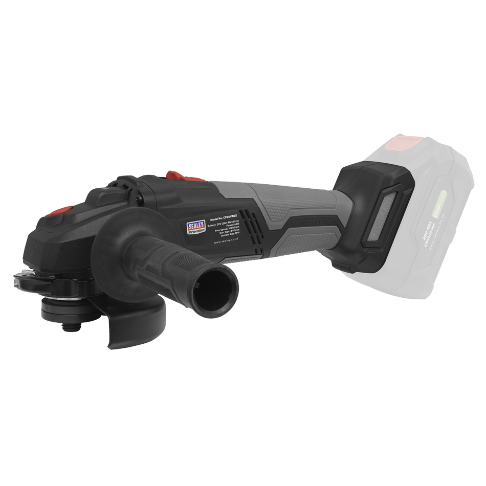 CP20VAGX SV20 Series 115mm Brushless Cordless Angle Grinder 20V - Body Only
