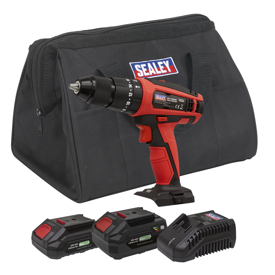 CP20VDDKIT SV20 Series 13mm Cordless Combi Drill Kit 20V - 2 Batteries