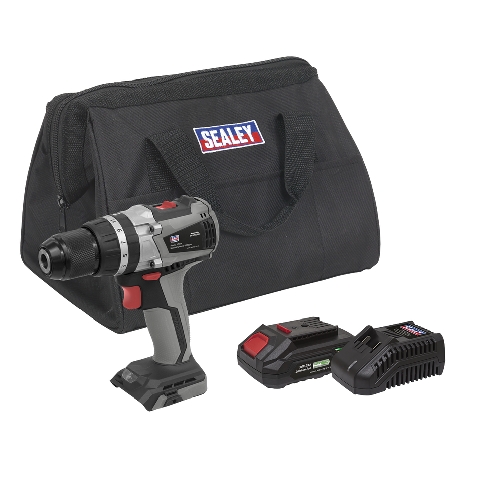 CP20VDDXKIT1 SV20 Series 13mm Brushless Cordless Combi Drill Kit 20V 2Ah