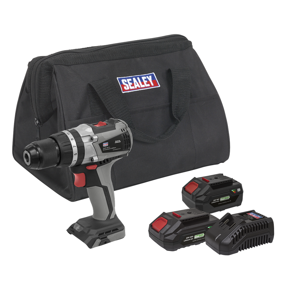 CP20VDDXKIT SV20 Series 13mm Brushless Cordless Combi Drill Kit 20V - 2 Batteries