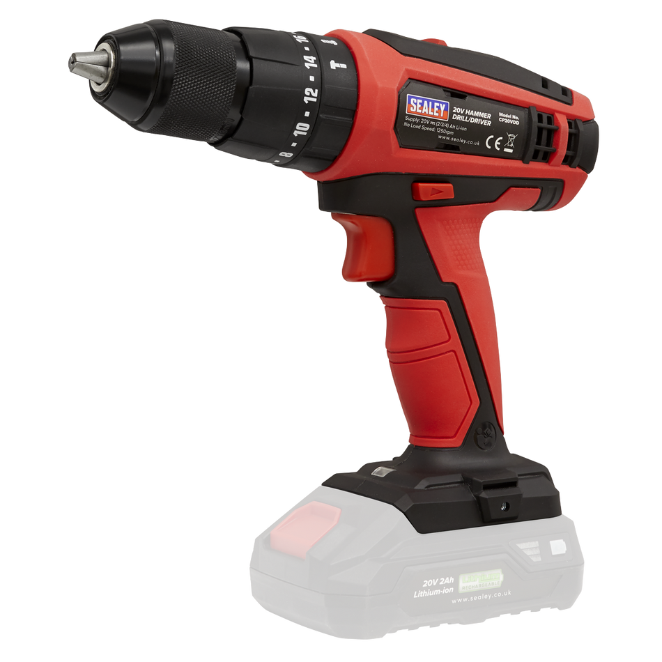 CP20VDDKIT SV20 Series 13mm Cordless Combi Drill Kit 20V - 2 Batteries