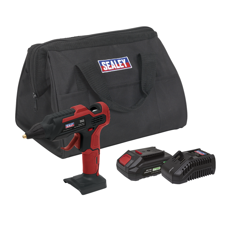 CP20VGGKIT1 SV20 Series Cordless Glue Gun Kit 20V 2Ah