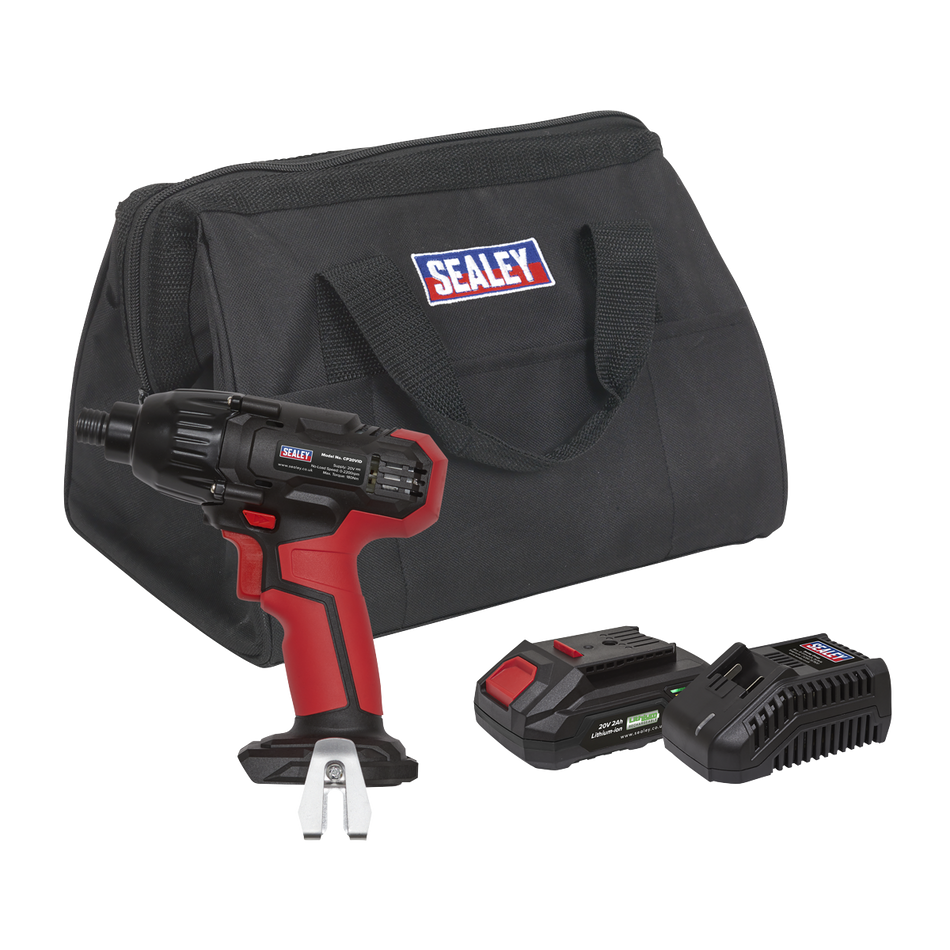 CP20VIDKIT1 SV20 Series 1/4"Hex Drive Cordless Impact Driver 20V 2Ah