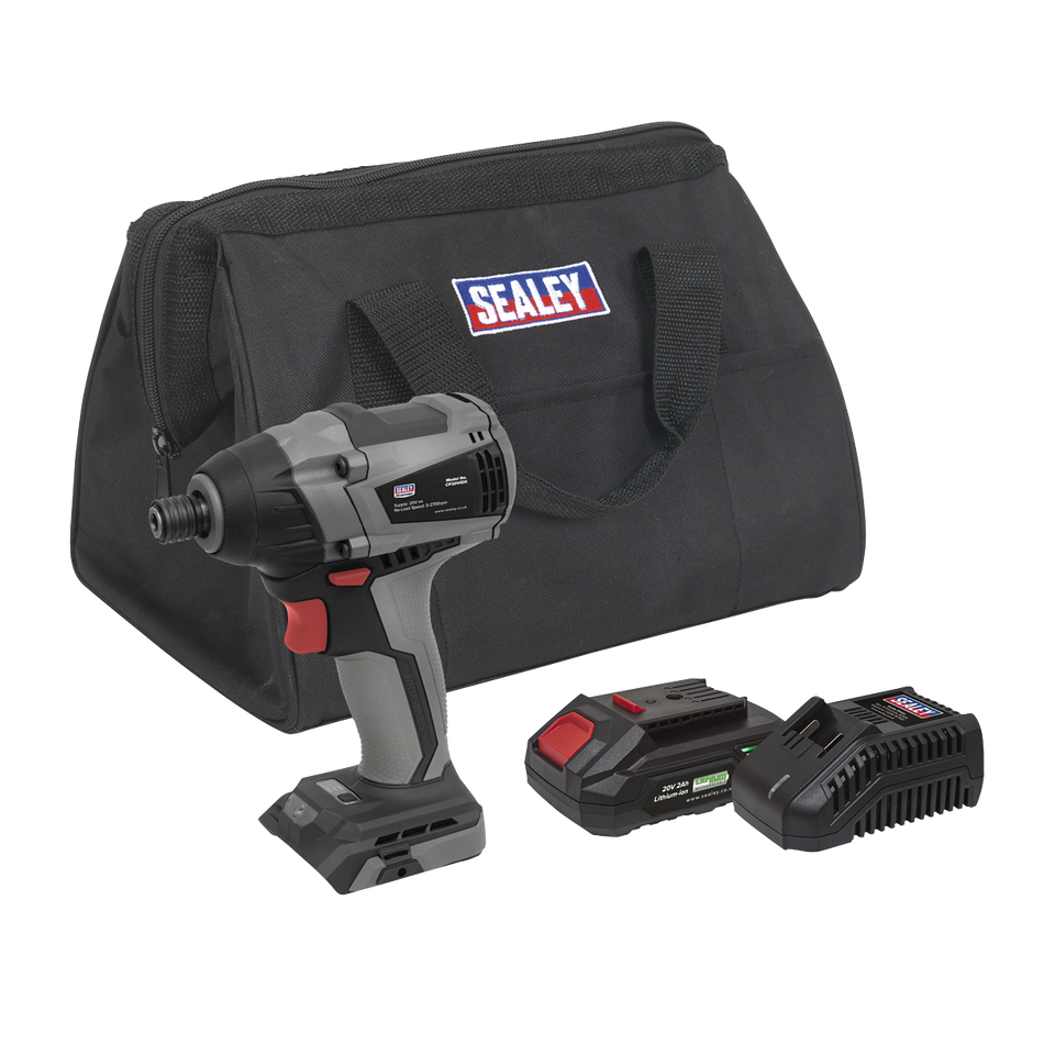 CP20VIDXKIT1 SV20 Series 1/4"Hex Brushless Cordless Impact Driver Kit 20V 2Ah