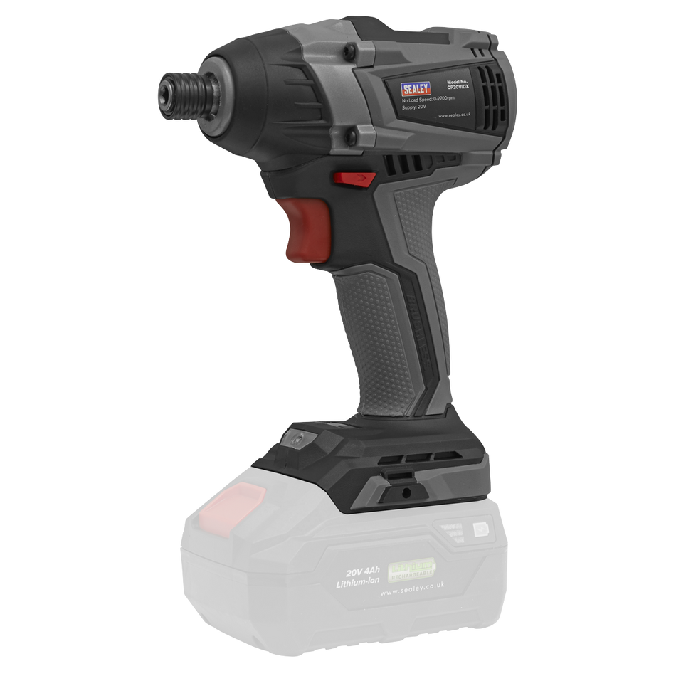 CP20VIDX SV20 Series 1/4"Hex Brushless Cordless Impact Driver 20V - Body Only