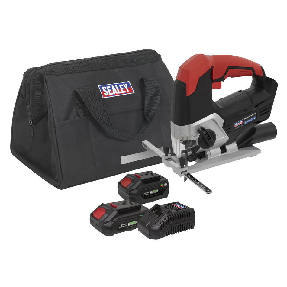 CP20VJSKIT SV20 Series Cordless Jigsaw Kit 20V - 2 Batteries