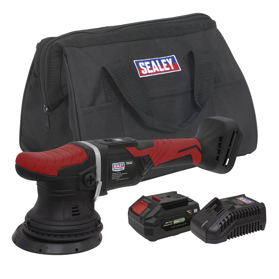 CP20VOPKIT SV20 Series 125mm Cordless Orbital Polisher Kit 20V 4Ah
