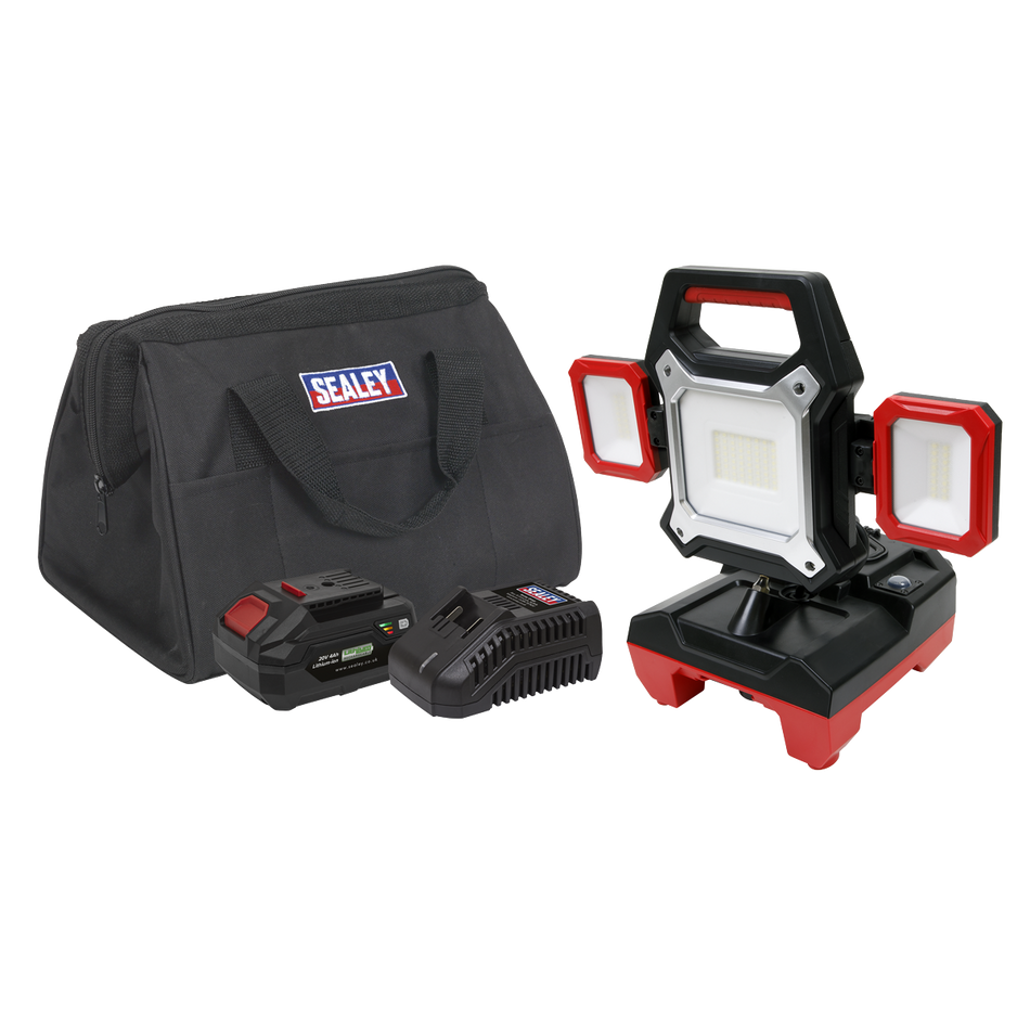 CP20VWLKIT1 SV20 Series 2-in-1 Cordless/Corded 45W SMD LED Worklight Kit 20V 4Ah