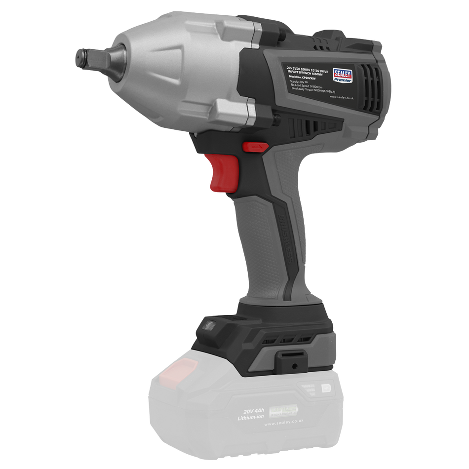 CP20VXIW Premier SV20 Series 1/2"Sq Drive Brushless Cordless Impact Wrench 20V - Body Only