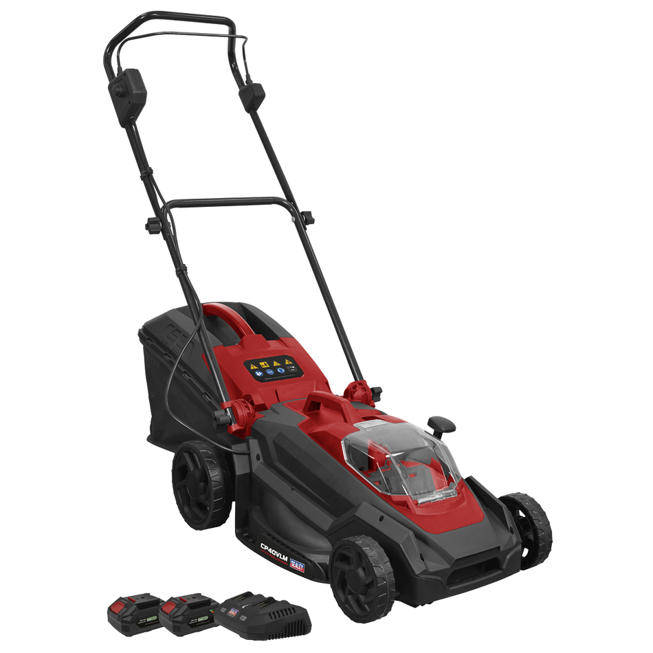 CP40VLMKIT Cordless Lawn Mower Kit 40V 4Ah SV20 Series 40cm
