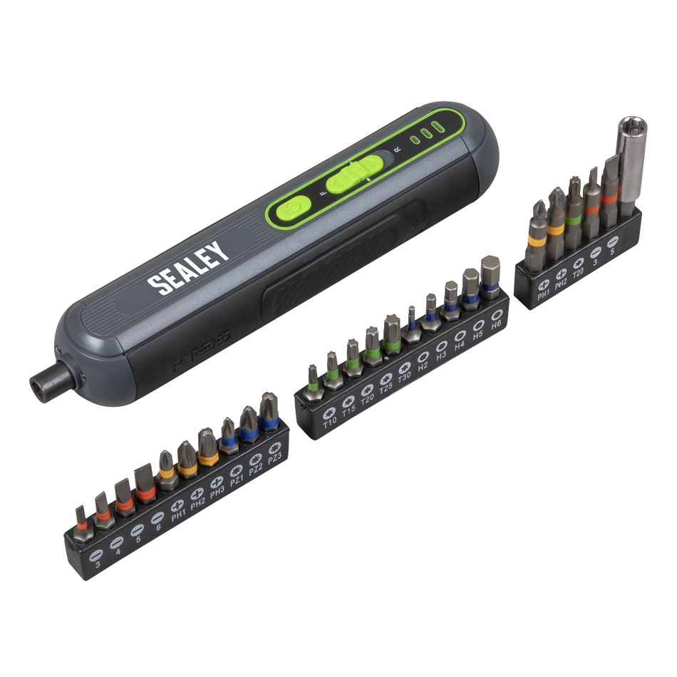 CP4VSD Cordless Screwdriver Set 4V 26pc