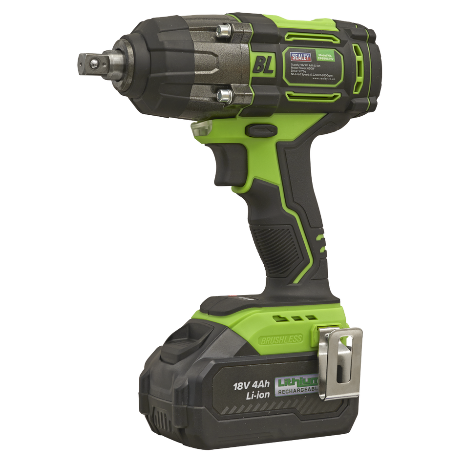 CP650LIHV 1/2"Sq Drive Cordless Brushless Impact Wrench 18V 4Ah