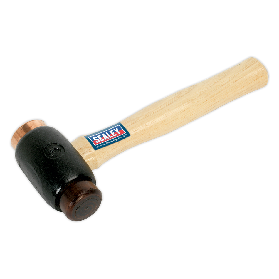 CRF35 Premier Copper/Rawhide Faced Hammer with Hickory Shaft 3.5lb