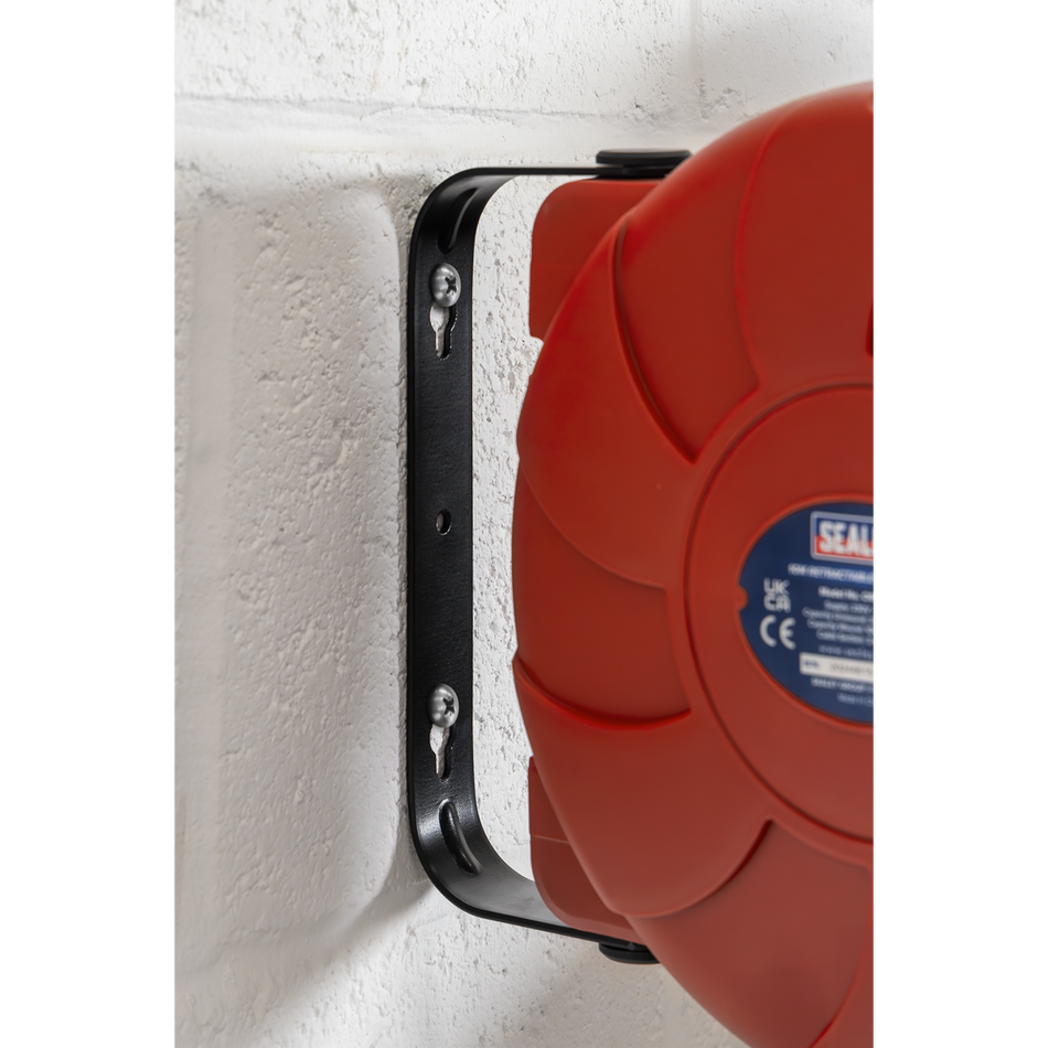 CRM10 Cable Reel System Retractable 10m 2 x 230V Socket