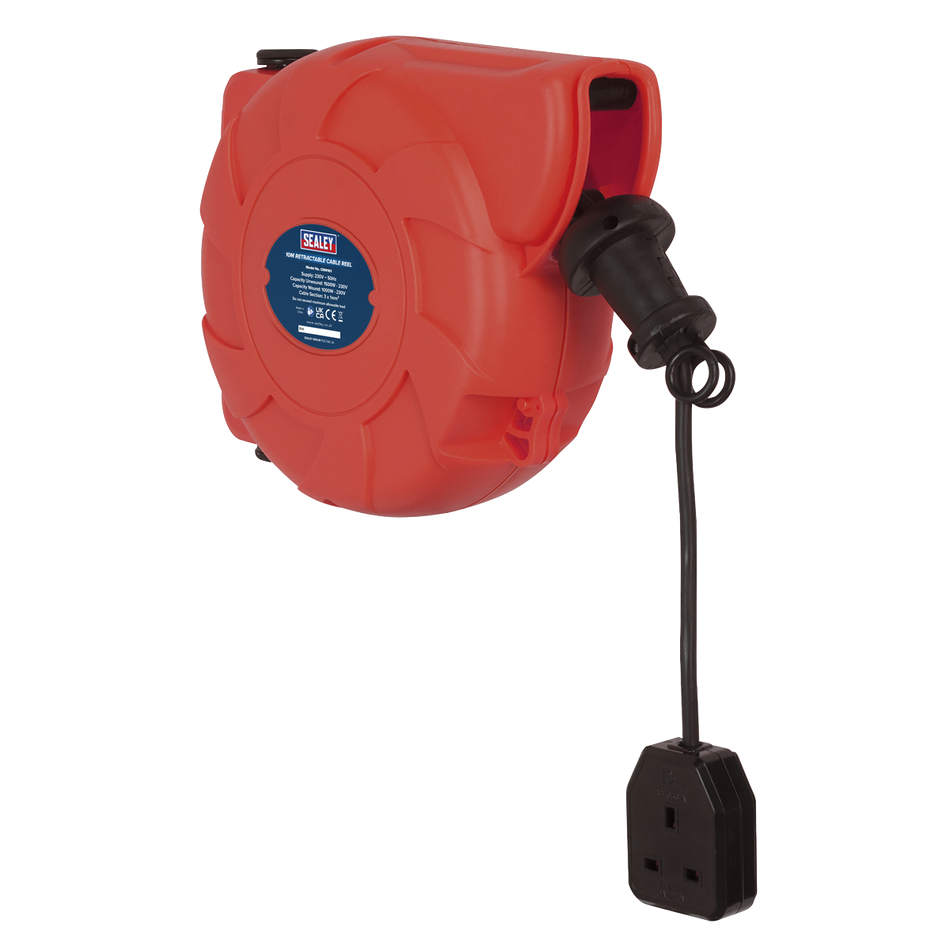 CRM101 10m Retractable Cable Reel System 1 x 230V