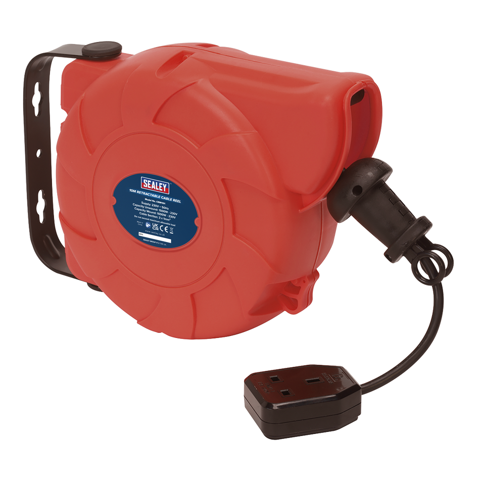 CRM101 10m Retractable Cable Reel System 1 x 230V