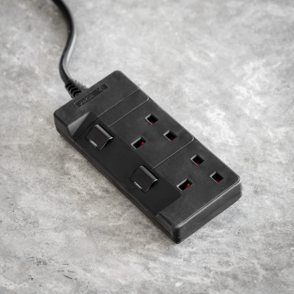 CRM15 Cable Reel System Retractable 15m 2 x 230V Socket