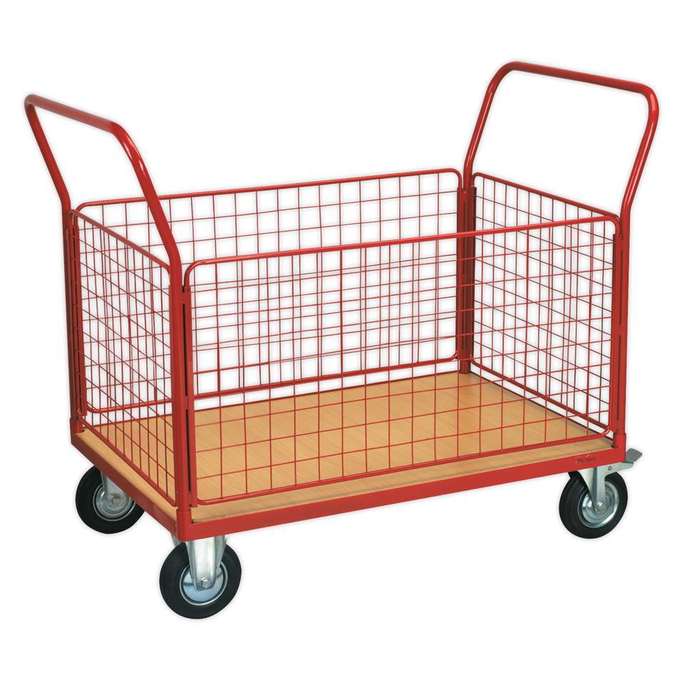 CST773 Platform Truck with 4 Removable Sides 1200 x 800mm - 300kg Capacity
