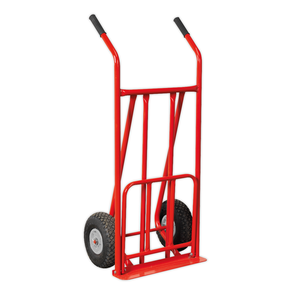 CST800 Folding Sack Truck with Pneumatic Tyres 150kg Capacity