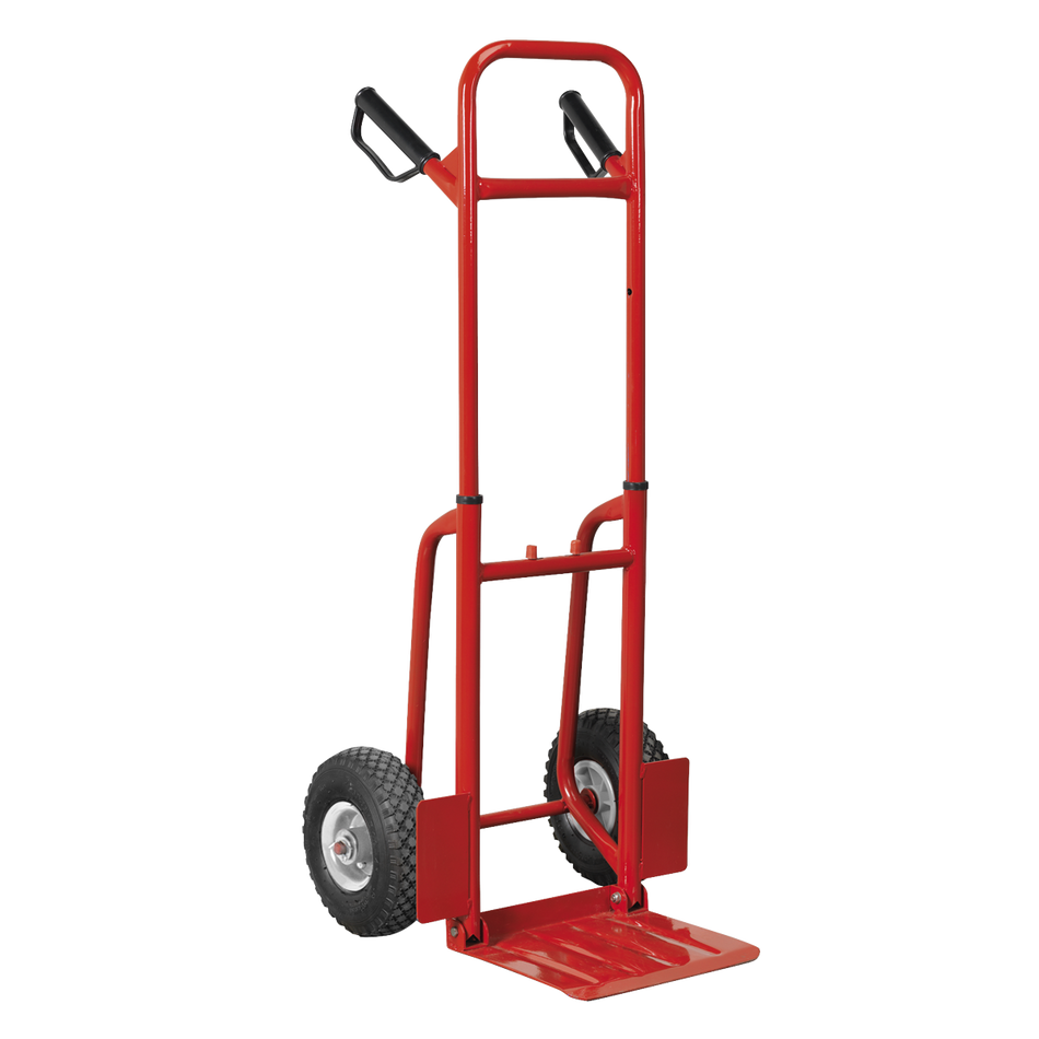 CST801 Folding Sack Truck with Pneumatic Tyres 200kg Capacity