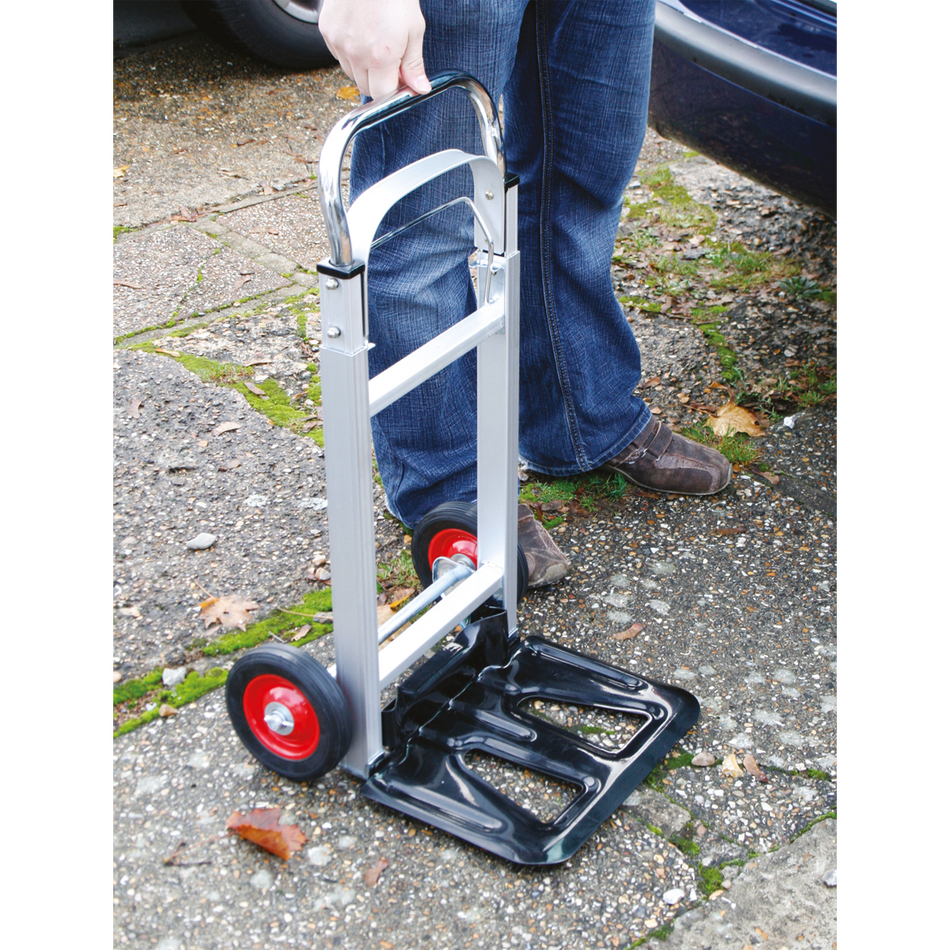 CST980 Aluminium Folding Sack Truck 90kg Capacity