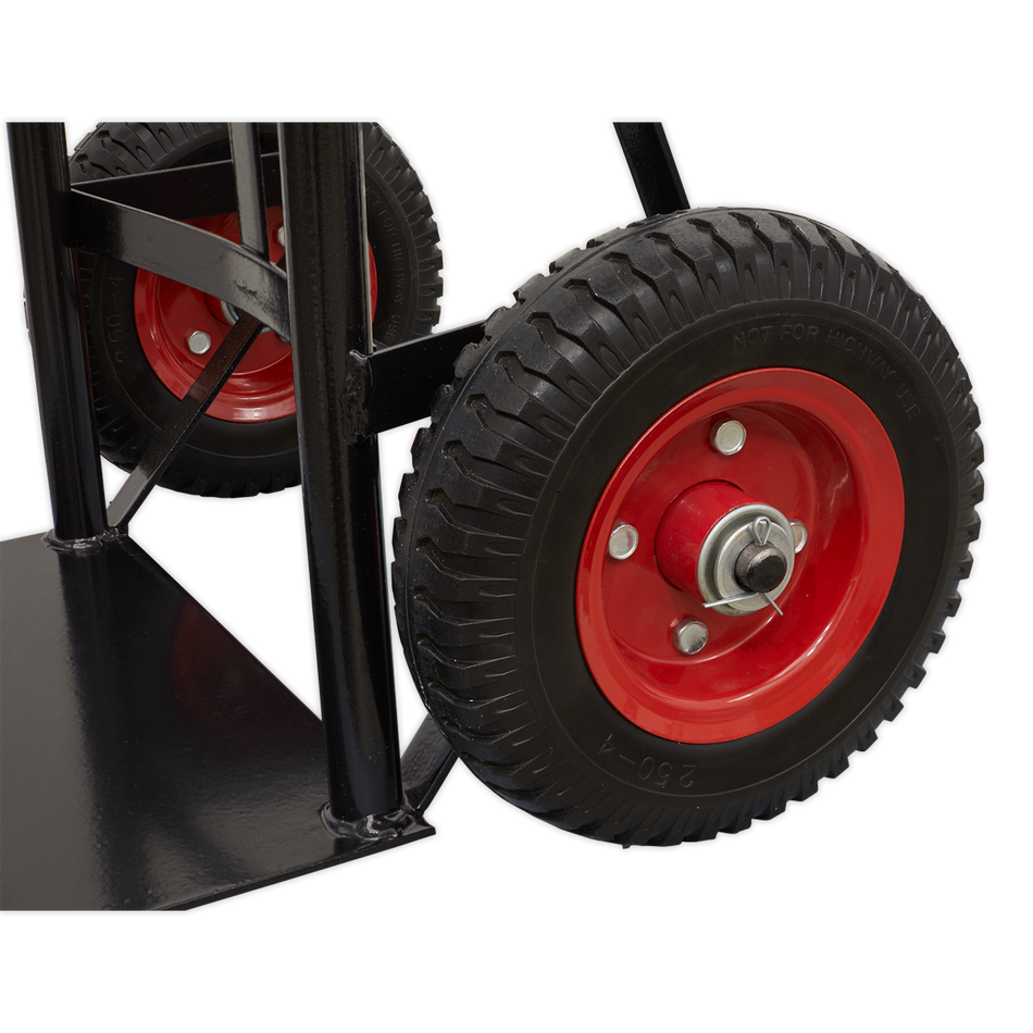 CST983HD Premier Heavy-Duty Sack Truck with PU Tyres 200kg Capacity