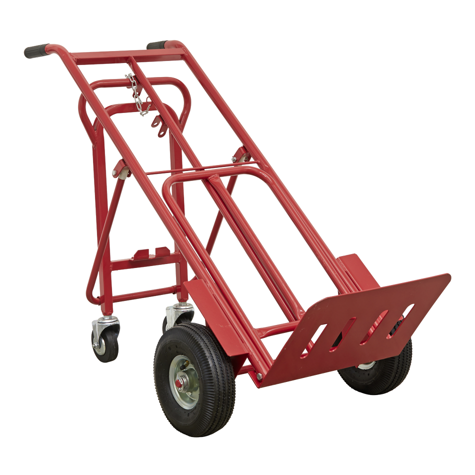 CST989 3-in-1 Sack Truck with Pneumatic Tyres 250kg Capacity