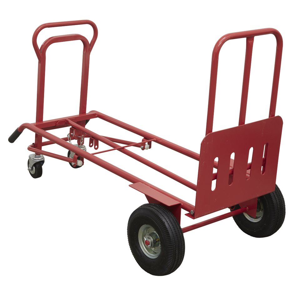 CST989 3-in-1 Sack Truck with Pneumatic Tyres 250kg Capacity