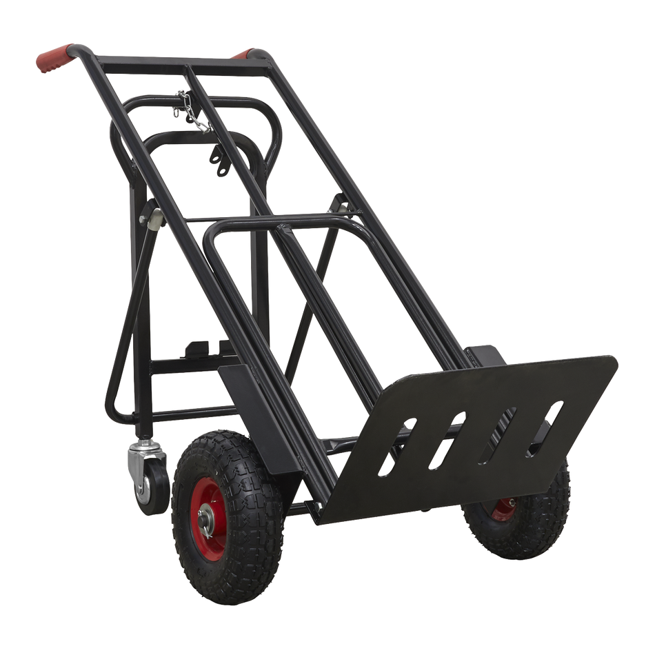 CST989HD Premier Heavy-Duty 3-in-1 Sack Truck with PU Tyres 300kg Capacity