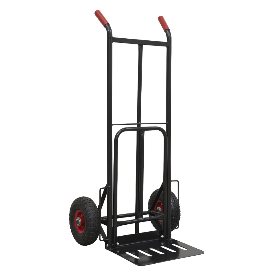 CST990HD Premier Heavy-Duty Sack Truck with PU Tyres 300kg Capacity