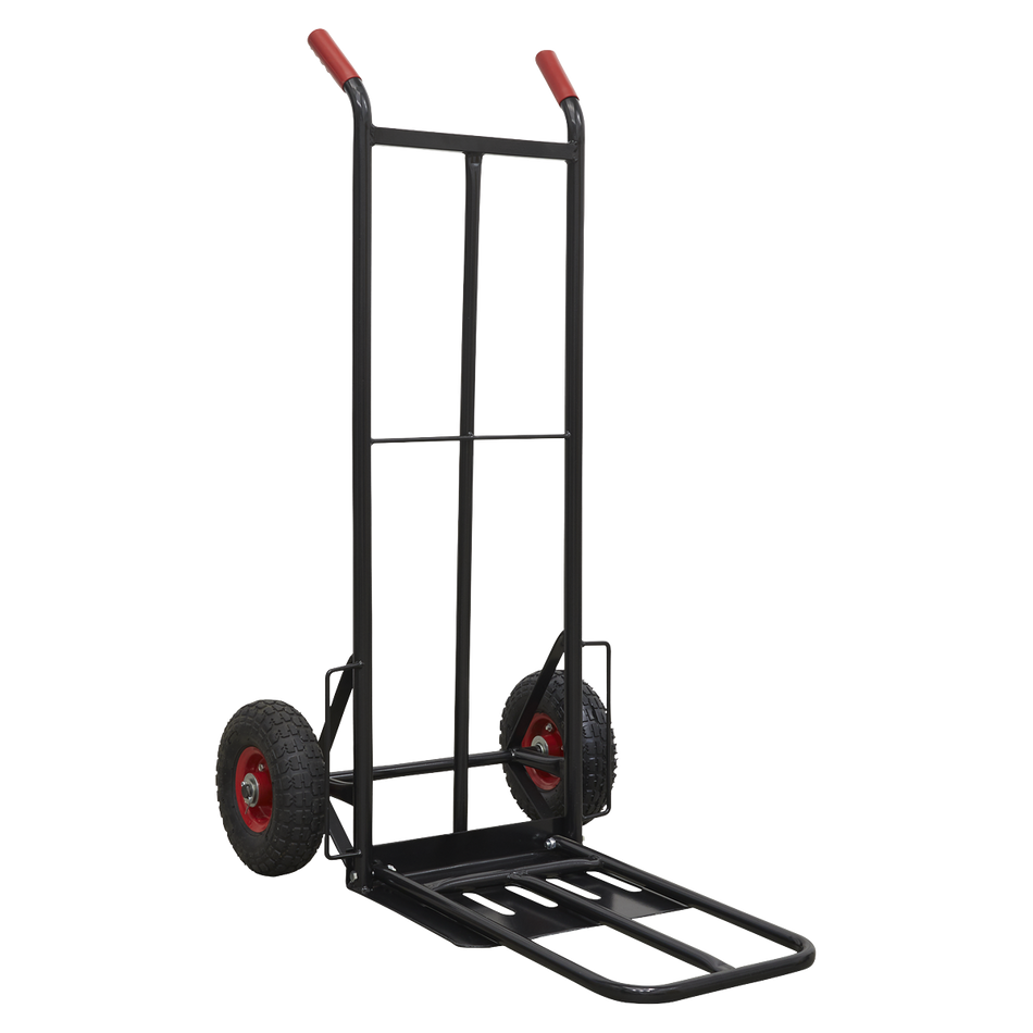 CST990HD Premier Heavy-Duty Sack Truck with PU Tyres 300kg Capacity