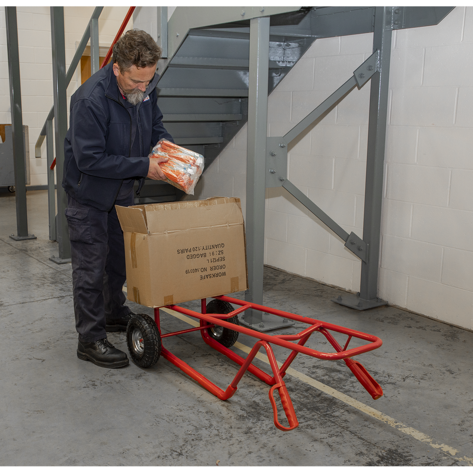 CST999 Sack Truck with Pneumatic Tyres 300kg Capacity
