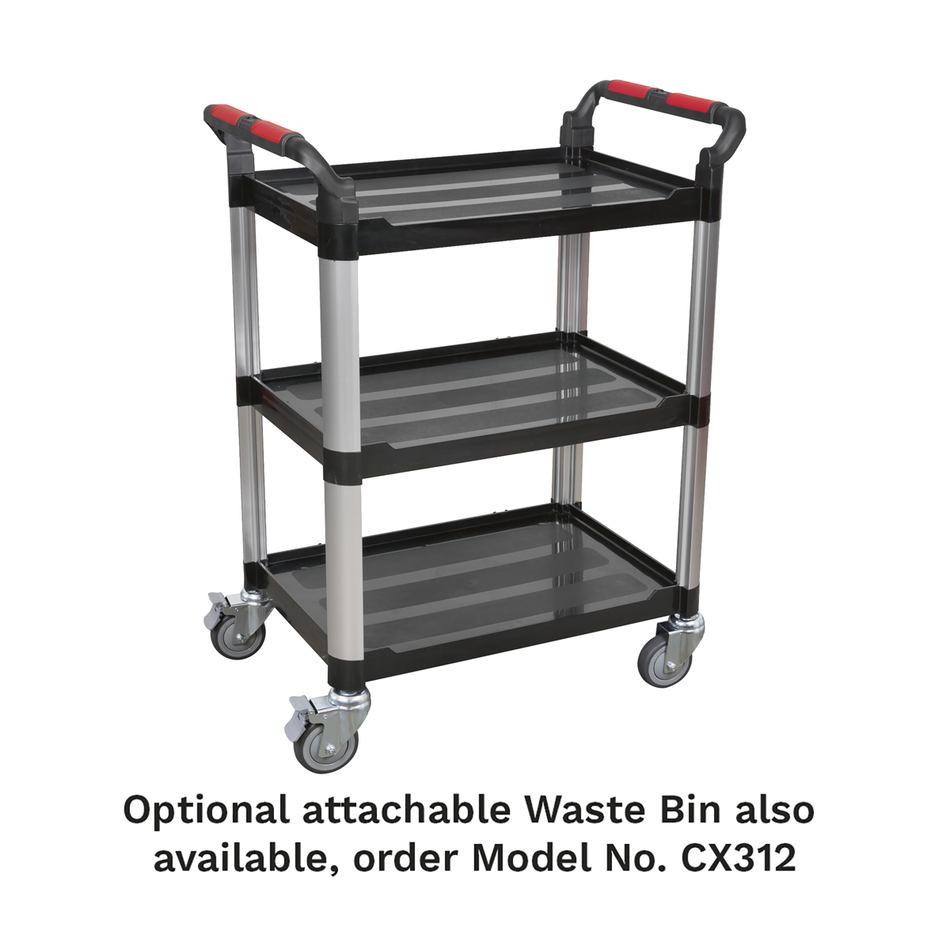 CX309 Composite Workshop Trolley 3-Level/3 Wall