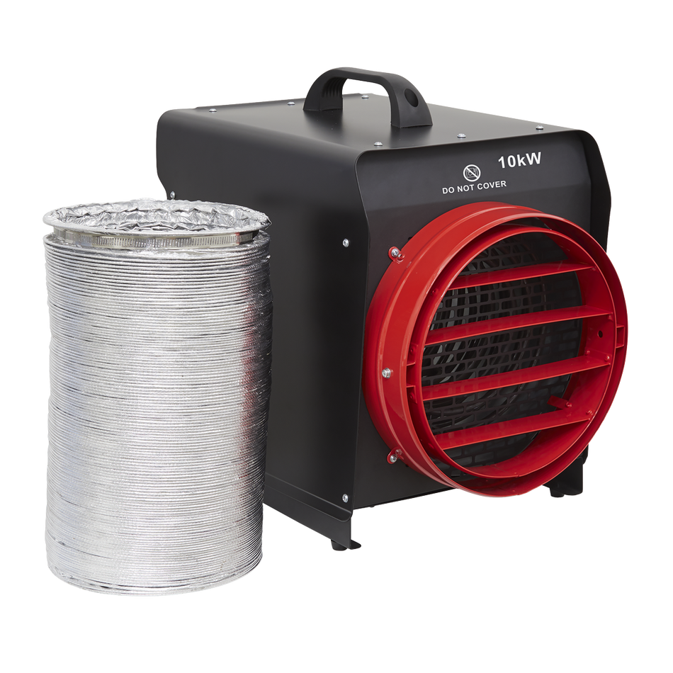 DEH10001 Industrial Fan Heater with Ducting 10kW