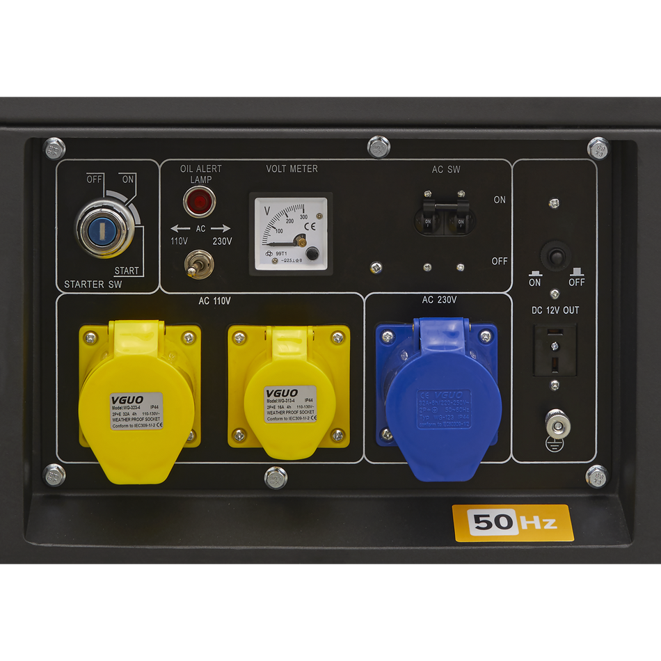 DG5000 5000W Generator 4-Stroke Engine 110/230V